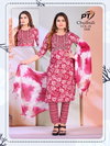 Chulbuli 1001 To 1010 By Pt Cotton Surat Kurti With Bottom Dupatta Wholesale Market
